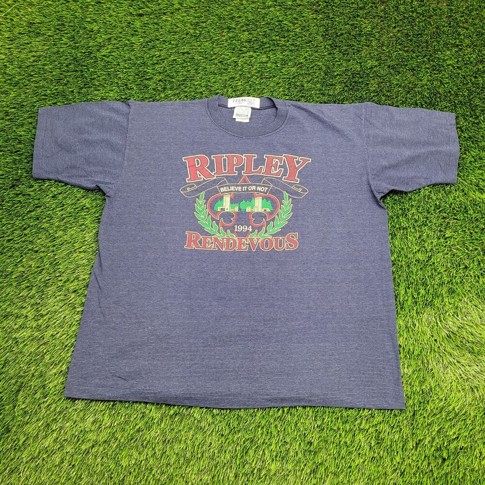 Vintage 1994 Ripley Shirt XL 24x27 Blue